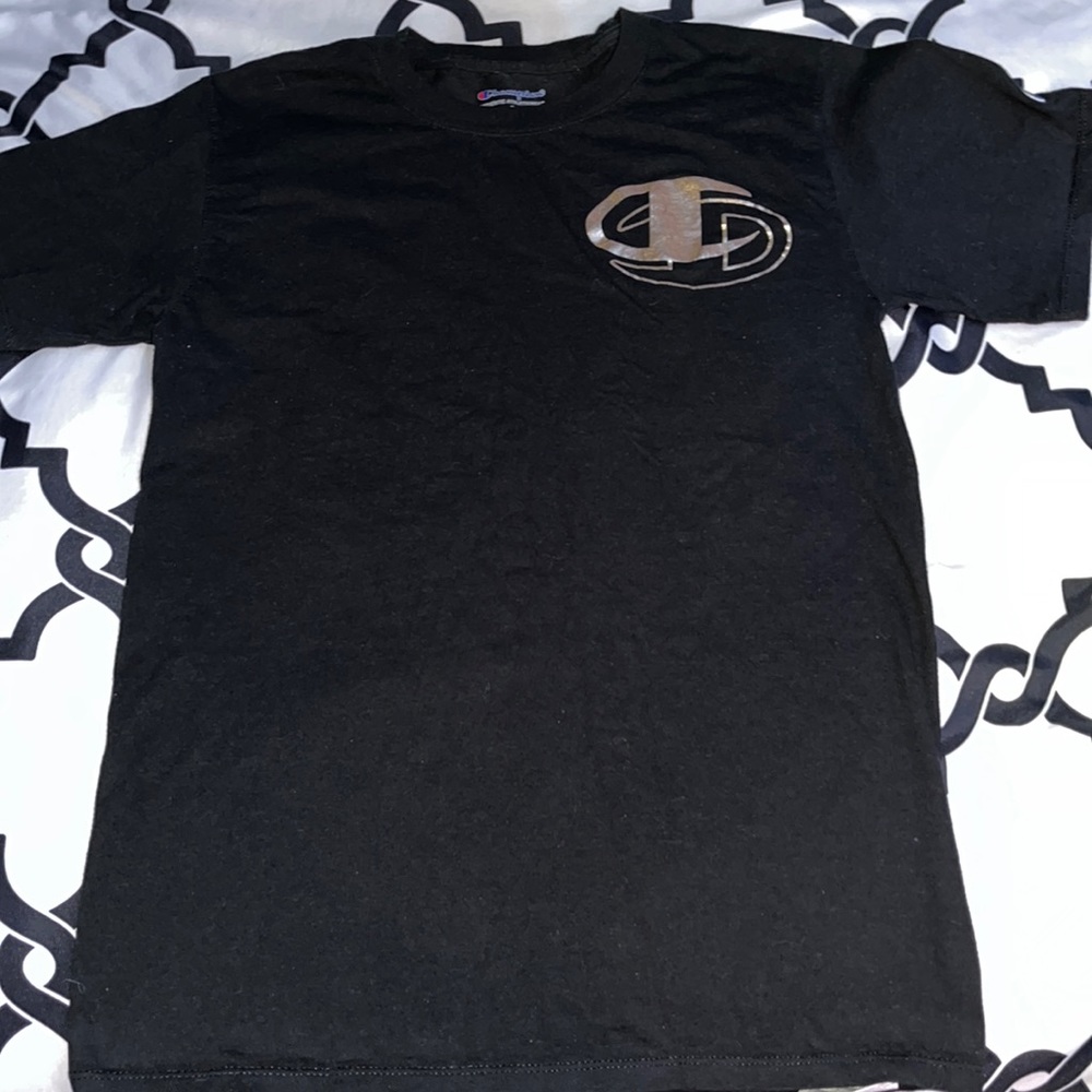 Champion Black Short Sleeve T-Shirt
